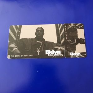 Jay-Z Brooklyn Public Library Card the book of HOV: Vol. 3 Life & Times